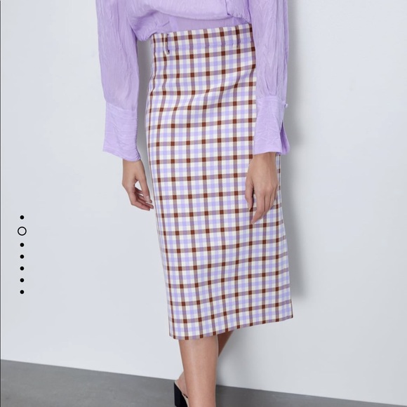 Zara plaid skirt bloggers favorite - Picture 10 of 15